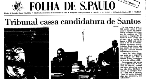 Candidatura de Silvio Santos é cassada pelo TSE