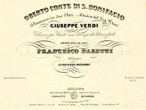 Primeira ópera de Verdi estreia em Milão