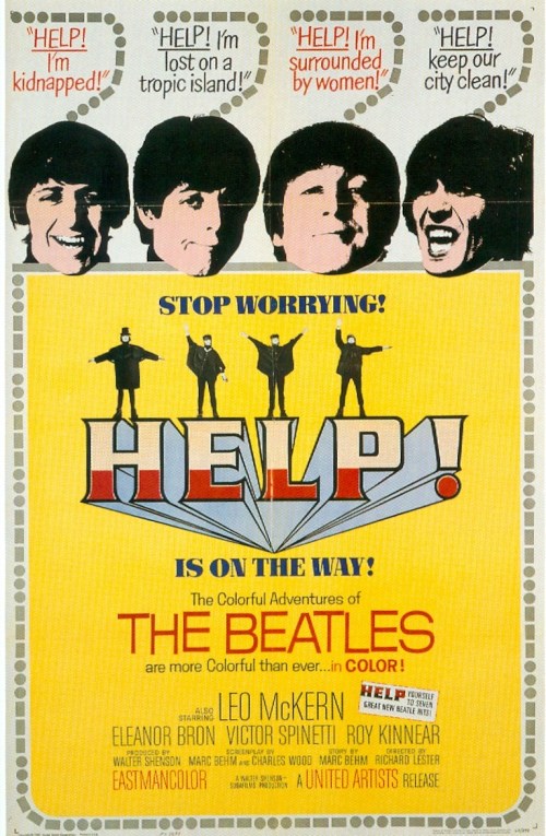 Beatles lançam o filme "Help!" em Londres