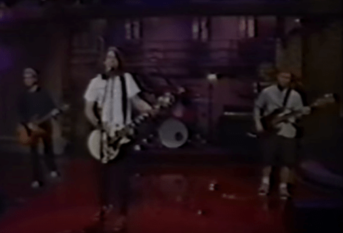 Foo Fighters aparece na TV (e no Late Show!) pela 1ª vez