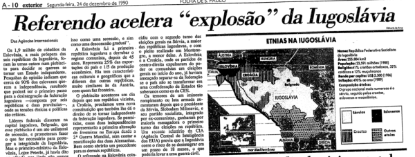 Referendo aprova independência da Eslovênia