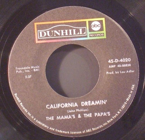 The Mamas & the Papas lançam “California Dreamin’”