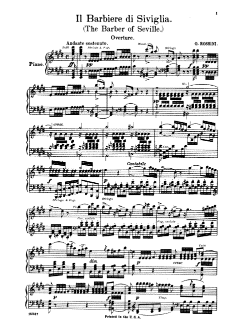 “O Barbeiro de Sevilha” estreia em Roma