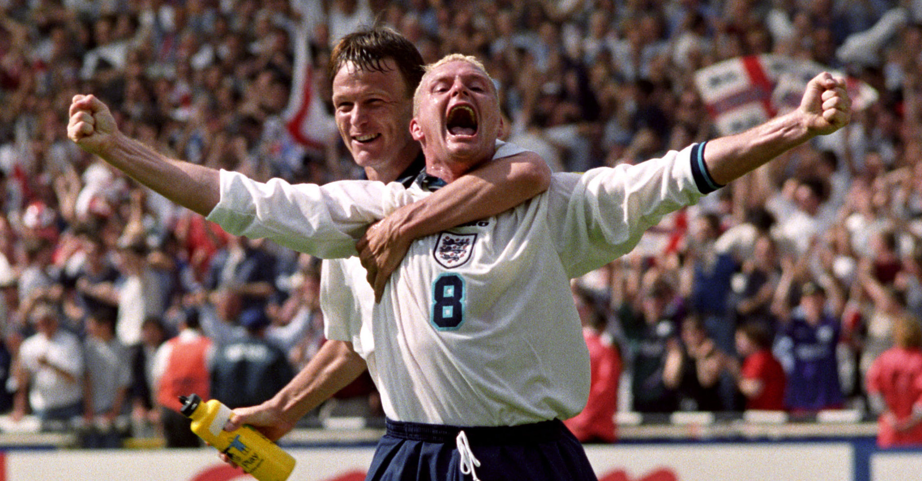 Paul Gascoigne's incredible goal against Scotland at Wembley