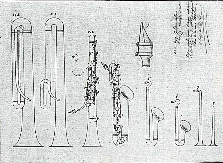 Adolphe Sax consegue a patente do saxofone