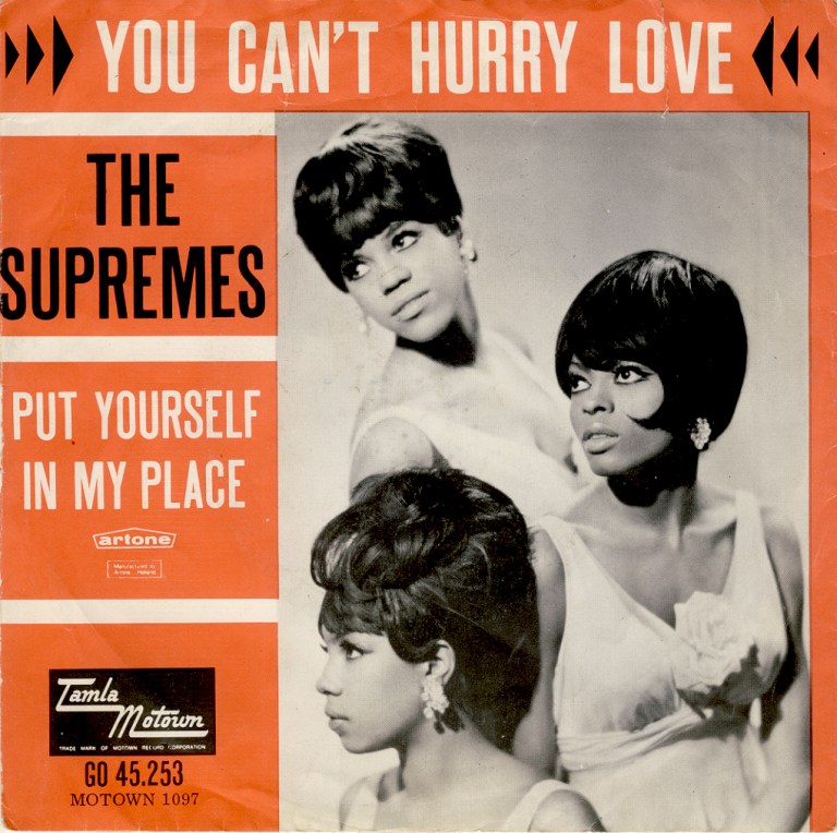 Supremes lançam single “You Can’t Hurry Love”