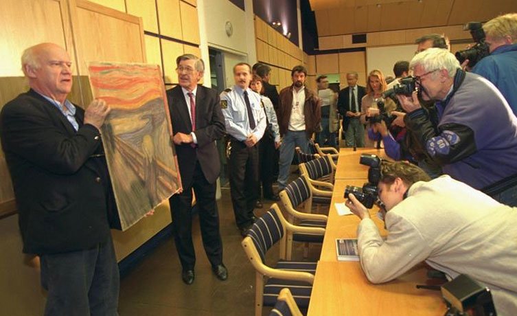"O Grito", de Edvard Munch, é recuperado na Noruega