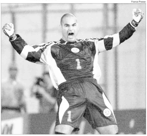 O último gol de Chilavert pelo Paraguai