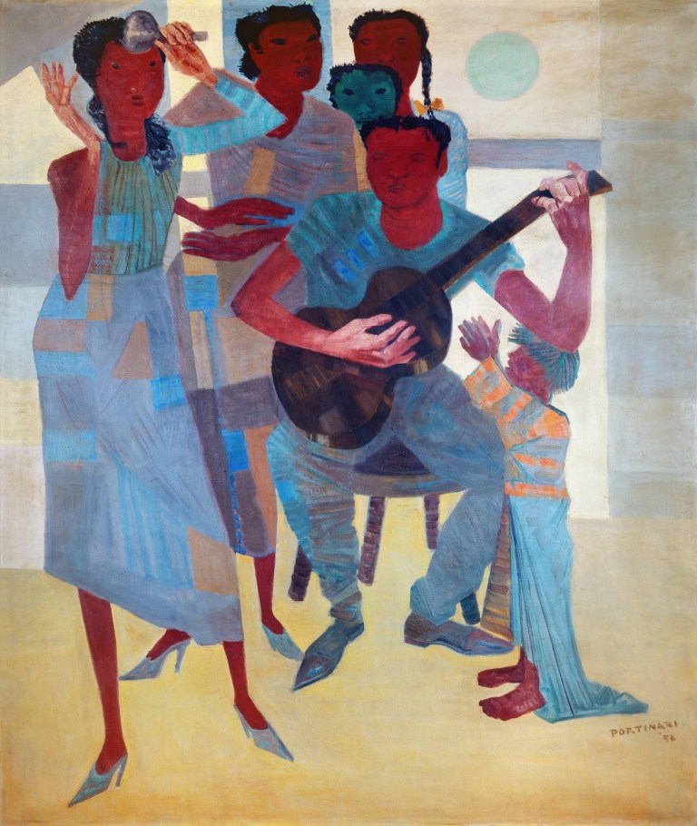 "Samba e Sambistas", de Cândido Portinari