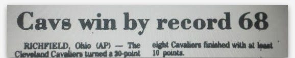 Cavaliers vencem pela maior diferença da História da NBA