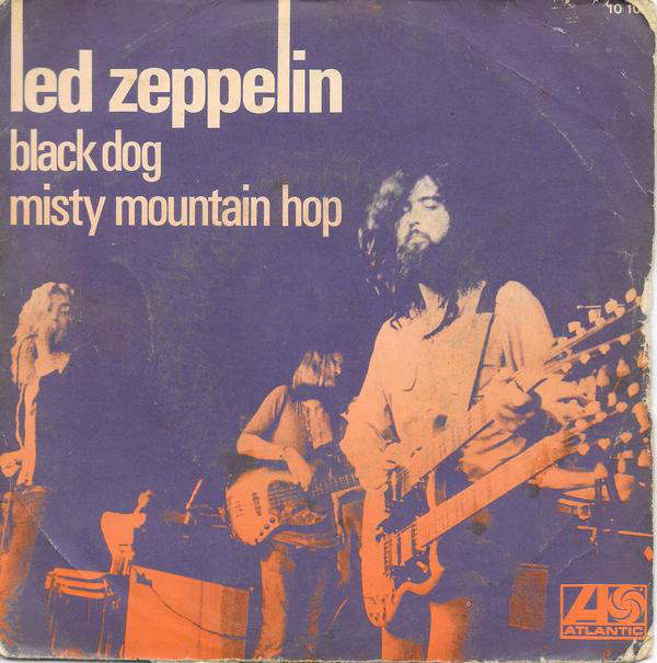 Led Zeppelin lança o compacto de "Black Dog" nos EUA
