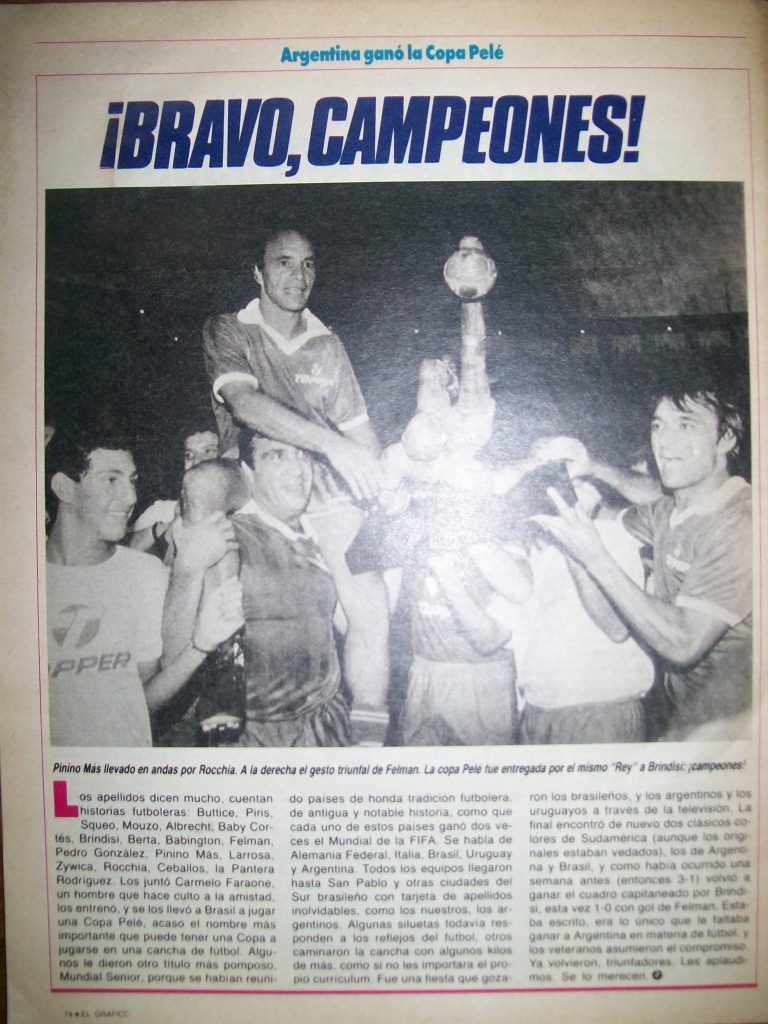 Argentina vence o Brasil e conquista a primeira Copa Pelé