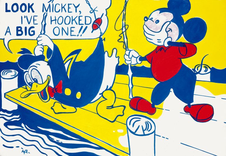 Roy Lichtenstein abre sua primeira exposição solo