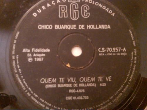 Chico Buarque apresenta “Quem te Viu, Quem te Vê”