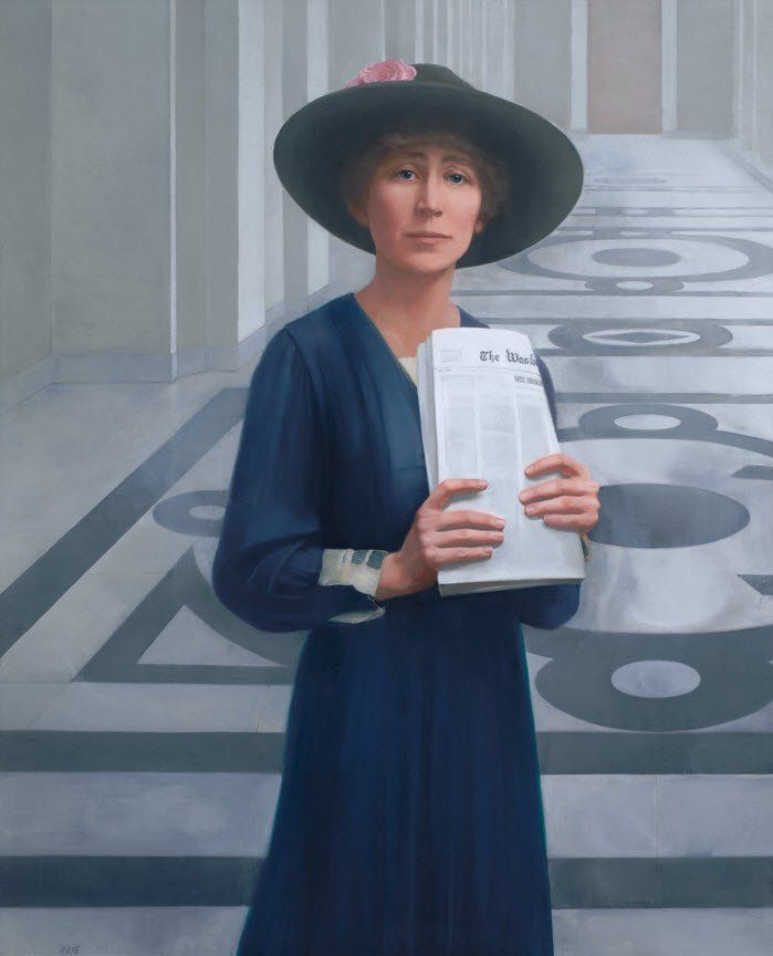 Retrato de Jeannette Rankin, por Sharon Sprung